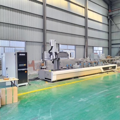7000mm الملف الألومنيوم 4 محور مركز معالجة CNC حفر تلقائي حفر حفر الثقوب على الملف الألومنيوم