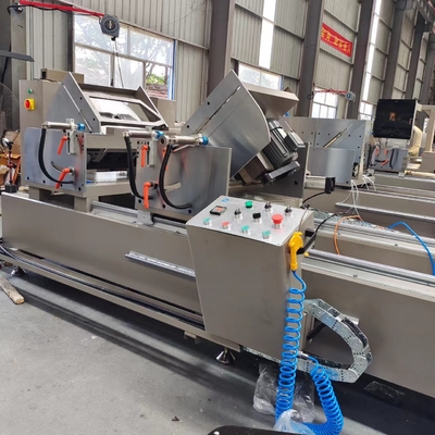 العرض الرقمي مزدوج الرأس آلة نشر الألومنيوم مع 500mm قطر المنشار بليد