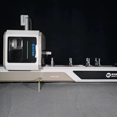 ألومنيوم PVC 4 محور مركز معالجة CNC لباب النافذة، جدران الستار، غرف التشغيل والصناعة