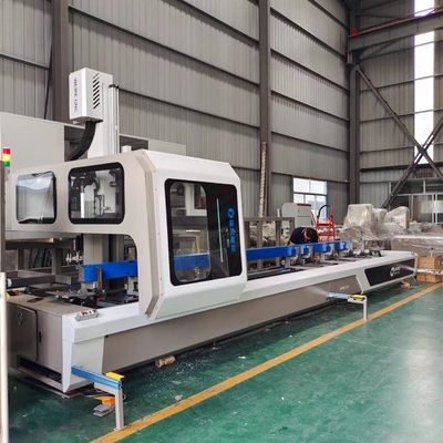 7000mm ATC CNC 4- محور عمودي سبيكة الألومنيوم الباب والنوافذ والستائر جدار صنع آلة