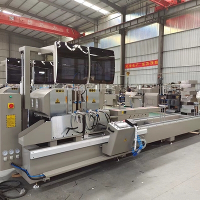 الصناعية الألومنيوم CNC رأس مزدوج قطع المنشارات الألومنيوم ذات الحجم الكبير