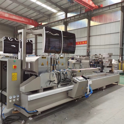 600 ملم قطر حجم كبير CNC مزدوج المتر قطع المنشار مع وظيفة الطباعة
