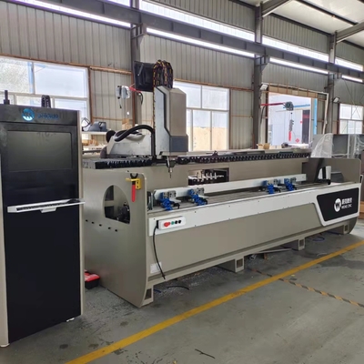 آلومنيوم نافذة الباب صنع آلة مركز التصنيع CNC للحفر حفر الطحن