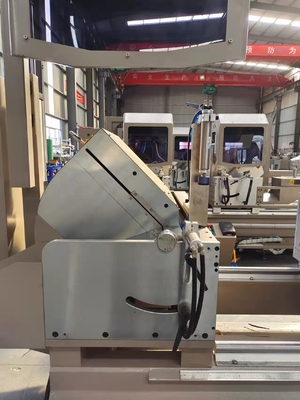 نصف أوتوماتيكي 500mm/600mm قطر شفرة شفرة الألومنيوم الملف الشخصي رأس مزدوج قطع شفرة مع شاشة رقمية