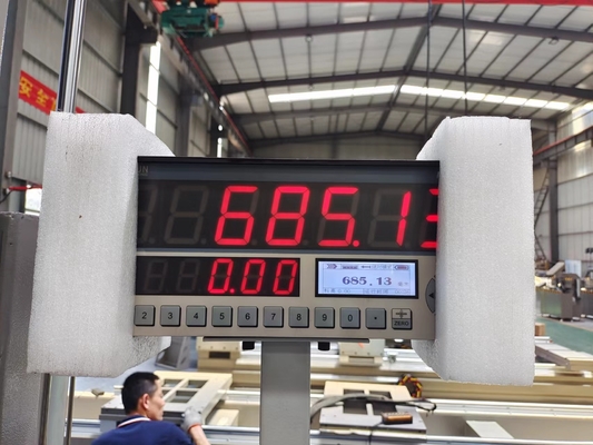 ألومنيوم الرقمية العرض الرأس المزدوج قطع المنشار لباب النافذة مع 500 شفرة المنشار