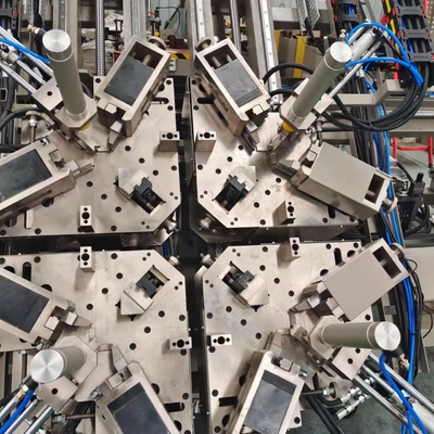 CNC 4 الرأس زاوية محطم آلة الهيدروليكية الألومنيوم النافذة الباب محطم آلة