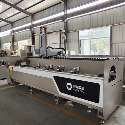 الألومنيوم UPVC 3 + 1 محور CNC حفر آلة نافذة الباب الستار جدار نسخة جهاز توجيه