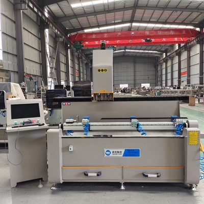 1500mm Double Head CNC Drilling And Milling Machine نسخة آلة التوجيه آلة صنع أبواب النوافذ CNC
