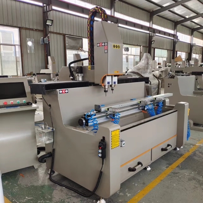 قابلة للتخصيص 3.5 كيلوواط * 2 قوة المكسرات CNC حفر طحن آلة للزجاجات الألومنيوم