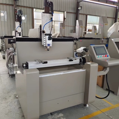 800mm واحد رأس CNC جهاز التوجيه لالألومنيوم و UPVC حفر حفر الثقوب