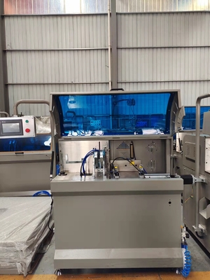 CNC الألومنيوم الزاوية رابط قطع المنشار نافذة الباب الرأس الواحد قطع المنشار