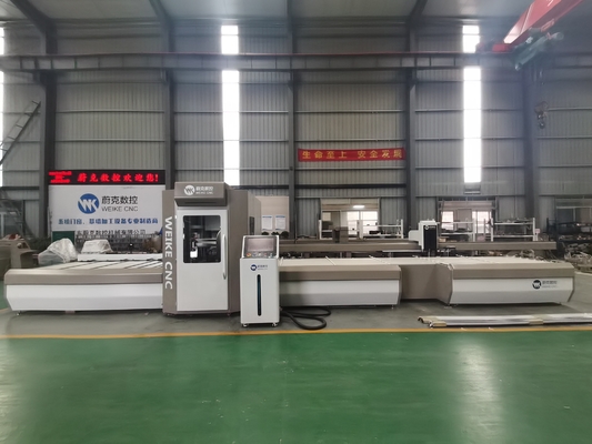 مركز صناعة ملفات الألومنيوم CNC 45 و 90 درجة زاوية الشحن