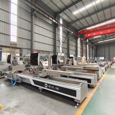 CNC رأس مزدوج ميترا قطع رأس CNC الألومنيوم UPVC قطع آلة