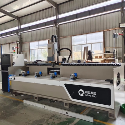 3200mm 3000mm الألومنيوم UPVC عمودي مشغل CNC مركز التصنيع