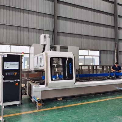 الألومنيوم و Upvc 4 محور مركز التصنيع CNC مع 300mm رأس بالد للحفر وقطع ملف الألومنيوم