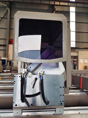 2.2KW رأى ميتري رئيس مزدوج قطع نافذة الألومنيوم وملف الباب
