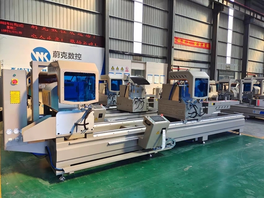 550mm CNC الرأس المزدوج رأس مزدوج قطعة آلومنيوم