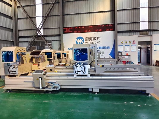 550mm CNC الرأس المزدوج رأس مزدوج قطعة آلومنيوم