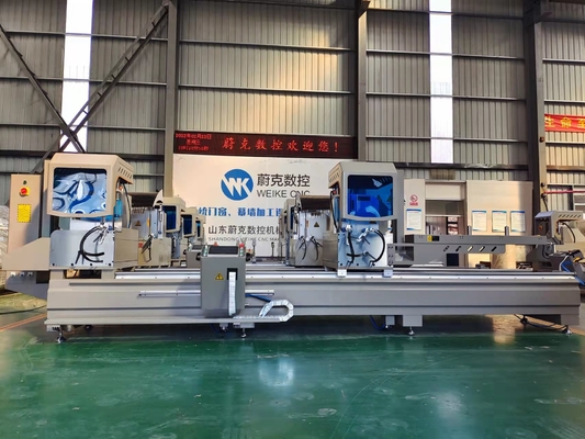 550mm CNC الرأس المزدوج رأس مزدوج قطعة آلومنيوم