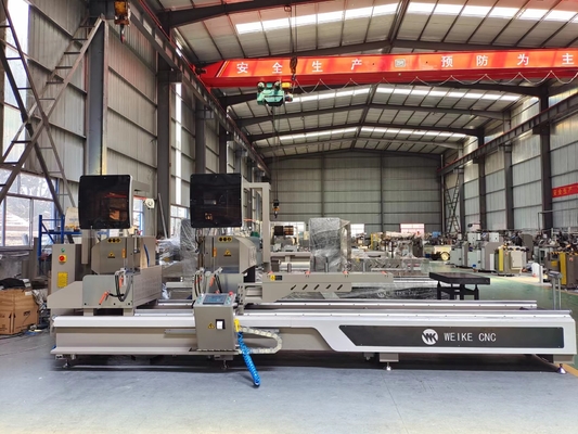 550mm CNC الرأس المزدوج رأس مزدوج قطعة آلومنيوم